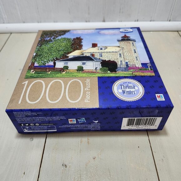 MB Puzzle Original Thelma Winter Art Lighthouse Interlock 1000‎ Piece NEW - Picture 3 of 10
